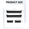 YEBOOCA Door Sill Guards Kit fits 2018-2026 Wrangler JL JLU,