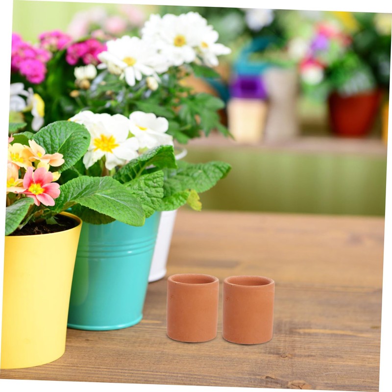 KONTONTY 8pcs Mini Ceramic Basin Earthenware Pot Small Pots for