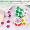sourcing map 2Roll 1000Pcs QC Pass Labels, 1 Inch Round