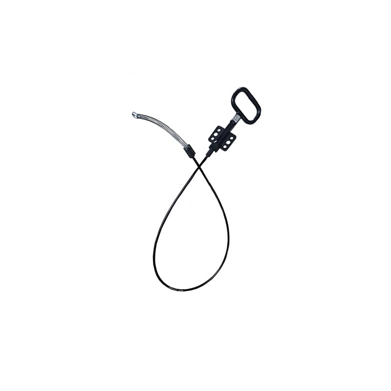 FR D-Ring Recliner Handle Cable, O-Ring tip, 4.33" Exposed Wire,