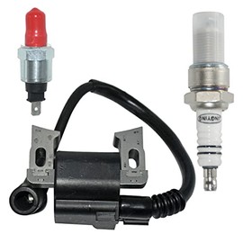 Partman Genuine Ignition Coil fit for Honda GX630 GX660 GX690 GXV630 GXV660 GXV690R,Repalce Parts 30500-Z6L-043 with Solenoid Valve&Spark Plug