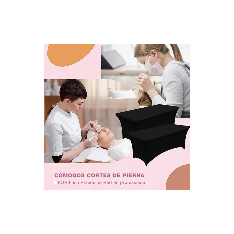 Funda Cubre Camilla Lashista, Micropigmentación Y Masajes