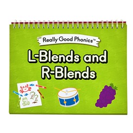 Really Good Phonics Decodable Readers Flip Chart - L- and R-Blends and Three-Letter Blends - Educational Toys, Reading Games for Kids, Learning Activities, Homeschool & Classroom Must Haves