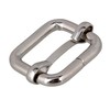 Mxfans 20 x Silver Triglides Slides Webbing Belt Buckles Handbag