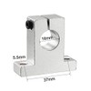 sourcing map 4PCS SK16 Aluminum Linear Motion Rail Clamping Rod
