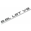 2Pcs 6.6L L8T V8 Liter Gas Emblems 3D Engine Hood