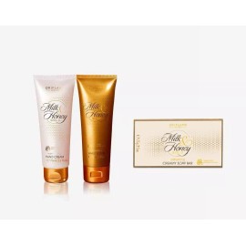 Oriflame Set Crema Para Manos-exfoliante-jabón Leche Y Miel Oriflame