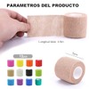 Vendas Autoadhesivas Elástico No Tejido - 12 Roll Venda Elastica