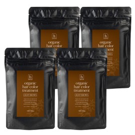 HENNA Hair Dye, Light Brown, 14.1 oz (400 g), Organic Hair Color, Color Treatment, Herbs, Powder, Synthetic Free, Gentle on Hair and Scalp