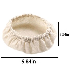 Miecux 2Pcs Banneton Basket, Round Bread Proofing Basket Cloth for Professionals and Home Bakers, Bread Proofing Basket for Artisan Bread Making, Proofing Baskets for Sourdough Bread