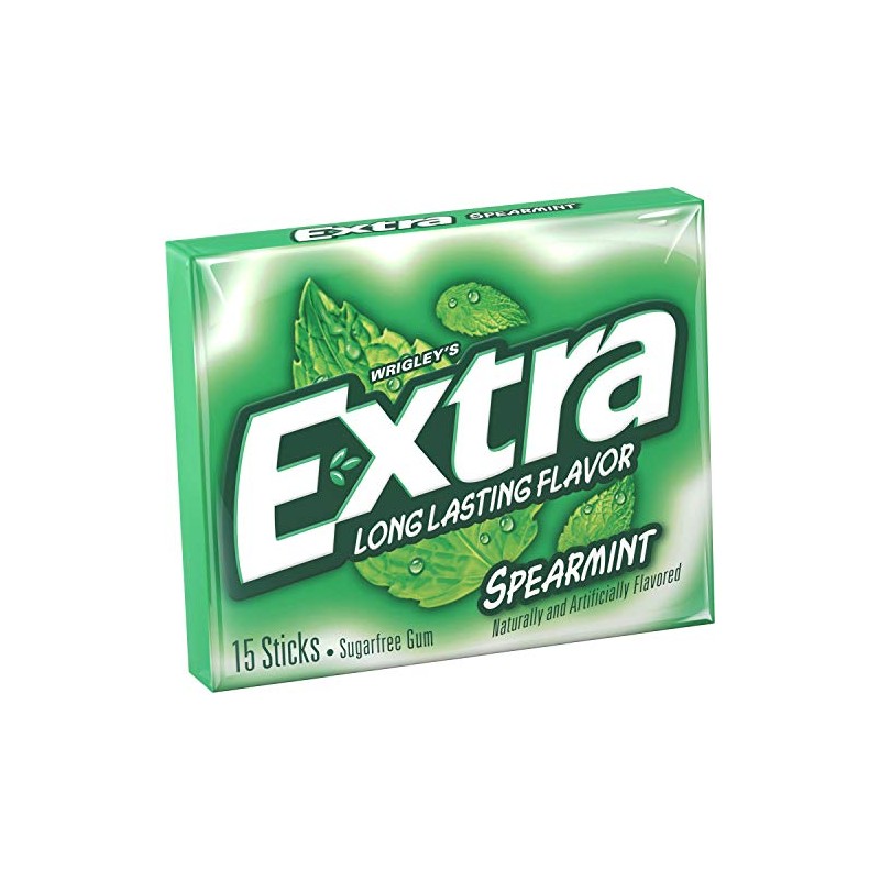 Bulk Pack Chewing Gum (Extra Spearmint, 180 pieces)