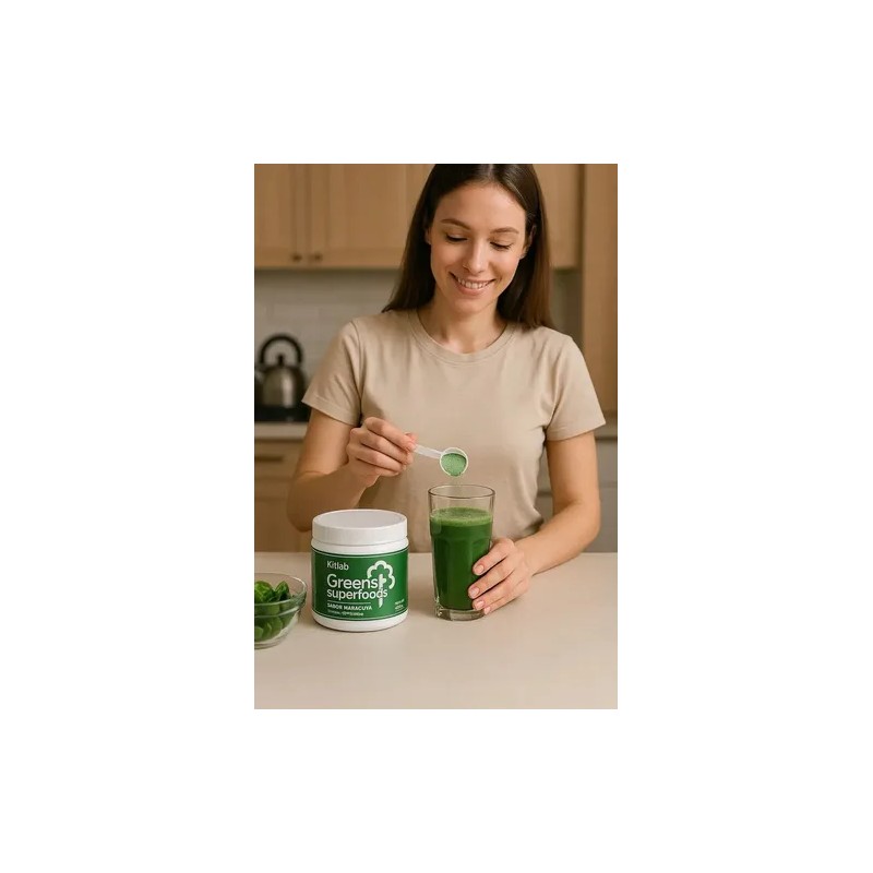 Greens Y Superfoods Con Probióticos Y Enzimas Krnatures