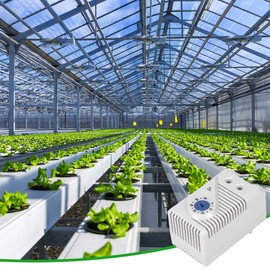 Mechanical Thermostat, 0-60 ℃ Thermostat Switch Electronic Adjustable Electrical Component Digital Mechanical Adjustable Temperature Controller Switch for A/C Fan Heaters