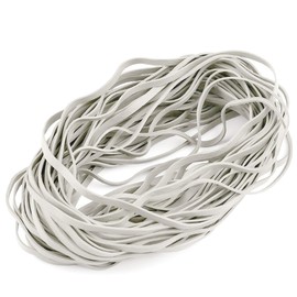 Coopay 12 inches Extra Long Rubber Bands Heavy Duty,30 Pcs Large Rubber Bands Bulk Trash Can Band, Big Rubber Bands Strong Elastic Bands for Office Supply School, Garbage Cans, File Folders (White)