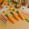 PMS Set of 3 Hanging Carrot Decorations – 12cm Easter