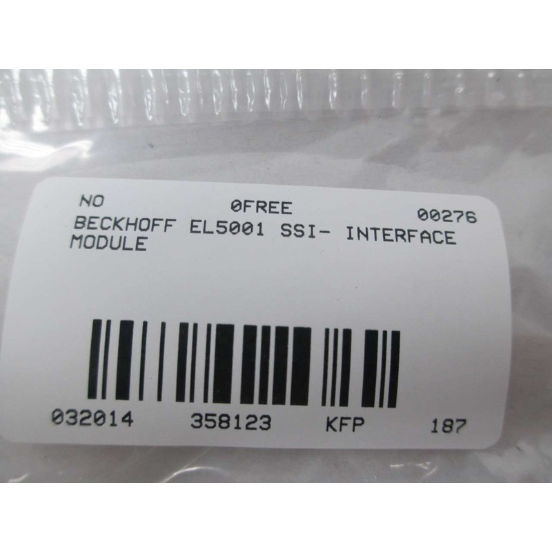 NEW BECKHOFF EL5001 SSI ENCODER INTERFACE D358123