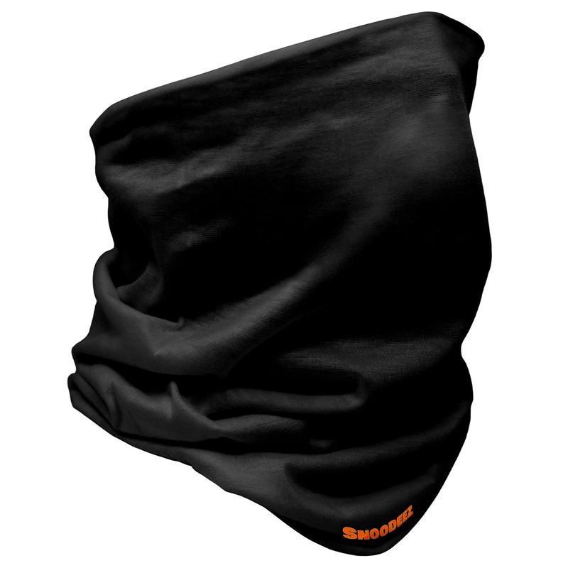 Kids Plain Multifunctional Snood Headwear (Black, One Size)