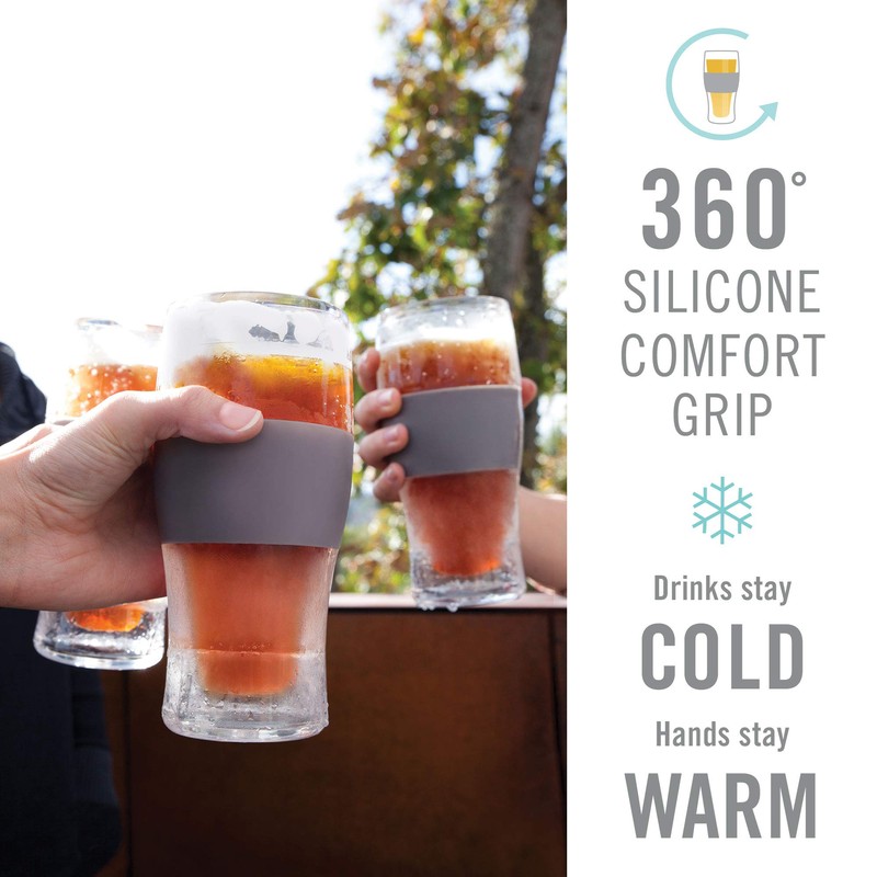 HOST FREEZE Cooling Cups (set of 2) in Marble Beer