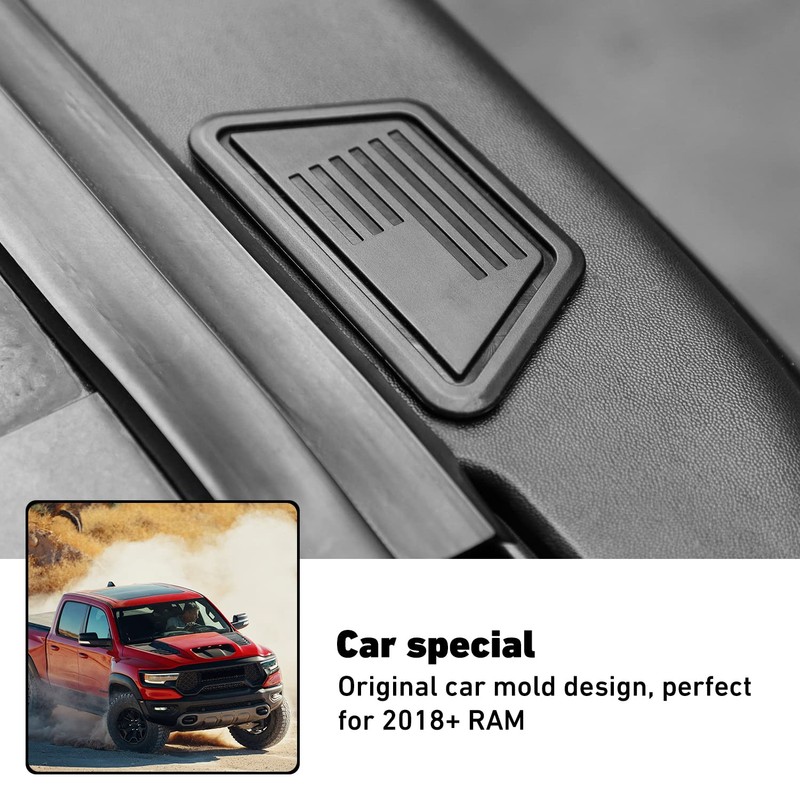 Linskip for RAM Bed Rail Covers Compatible with 2019 2020