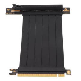Graphics Card Extension Cable 15cm Good Stability Low Loss 128Gbps PCIE 3.0 X16 Extender Riser Cable