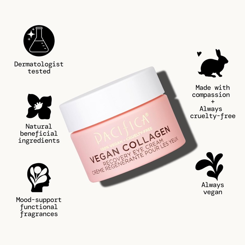 Pacifica Vegan Collagen Recovery Eye Cream 0.5 Oz