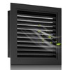 Zepoty 10" x 10" Aluminum Gable Vent with Screen -