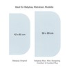 Laleni Premium fitted sheets for the rollaway bed, breathable, 100%