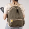 Fluf Organic Cotton Canvas Backpack, Carbon