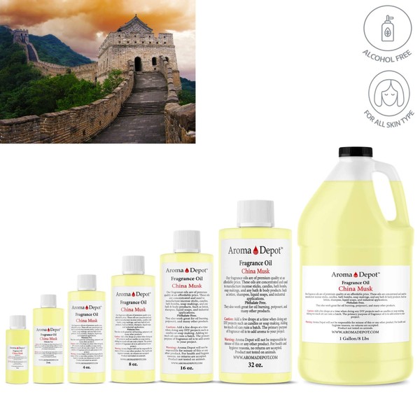 Aroma Depot 1 oz / 1 Ounce China Musk Unisex Perfume/Body Oil Our Interpretation, Premium Quality Uncut Fragrance Oil
