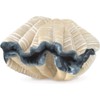 Folkmanis Giant Clam Hand Puppet Plush, Light Tan/Gray