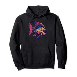 Oscar Fish 90s Retro Pullover Hoodie