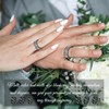 12PCS Stainless Steel Blank Finger Rings Double Grooved Ring for