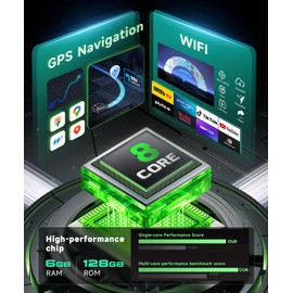 8Core 6G+128G Android 13 Car Radio for Honda Accord 2003-2007, Rimoody Car Stereo Wireless Carplay Android Auto GPS WiFi 10.1'' Touchscreen DSP Bluetooth 5.0 FM/RDS SWC Backup Camera