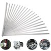 Portable 20 Blades Feeler Metric Thickness Gauge Stainless Steel 500mm