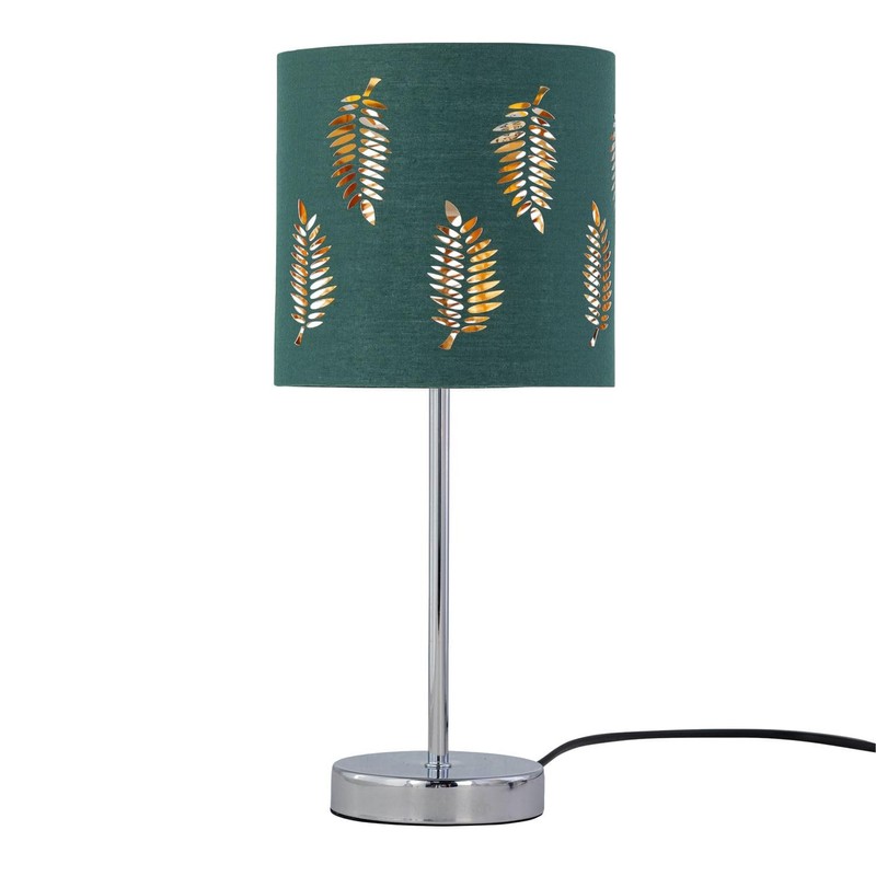 Set of 2 Dark Green Table Lamp Shades, Lampshades for