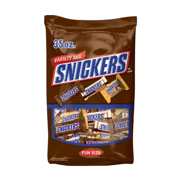 Snickers, Fun Size Mix, Variety Pack, 35oz Bag (Pack of 2)
