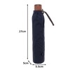 GRACITO 15001B60 Mini Folding Umbrella, For Gentlemen, Easy Drops, Plain,