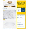 kudos Flush Mount Ceiling Light, 12-inch LED Ceiling Light Fixture,