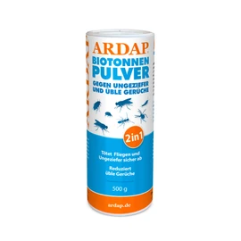 Ardap Organic Waste Powder 500 G - Against Flies, Maggots, Vermin And Bad Odours - Removes Moisture and Prevents Mould