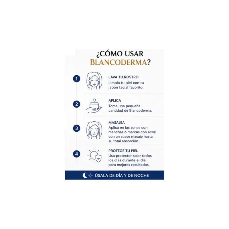 Blancoderma Crema Facial Antimanchas Paño Piel Grasa Noche