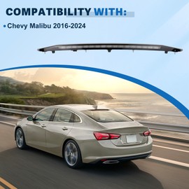 AIWGIW 42795725 LED High Mount Stop Light Third Brake Light Compatible With 2016-2025 Chevy Malibu High Mounted Stop Lamp 3rd Brake Light Assembly OE 42795725