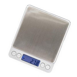 Digital Food Scale - Meal Prep Kitchen Baking & Espresso Coffee - Gram Scale with Stainless Steel Platform & LCD Display