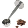 Black 2-in-1 Espresso Coffee Bean Spoon Tamping Scoop Tamper Tea