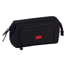 Pencil Case Large Capacity Pencil Pouch Handheld Pen Bag Cosmetic Portable for Office School Teen Girl Boy Men Women Adult (Black, 22 * 13 * 9CM)