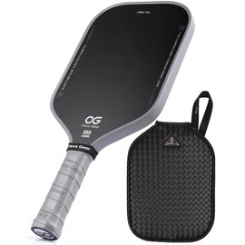 Pickleball Paddles Pro | 4-Layer T700SC Raw Carbon Fiber & 16MM Reinforced Polymer Honeycomb Core | Thermoformed Pickle Ball Racket | Max Spin & Control | USAPA Approved