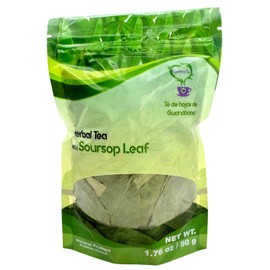 Quiere Te, Te, Te de Hojas de Guanabana, Hojas de Guanabana Deshidratadas 50 Gramos