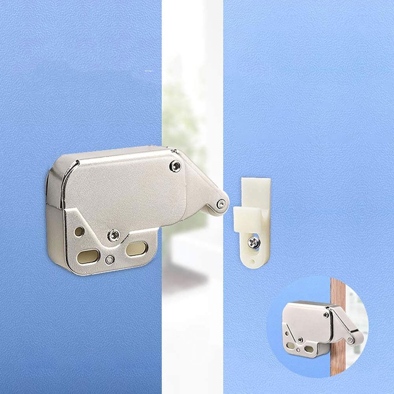 Pack of 4 Mini Latch Automatic Spring Catch Touch Catch