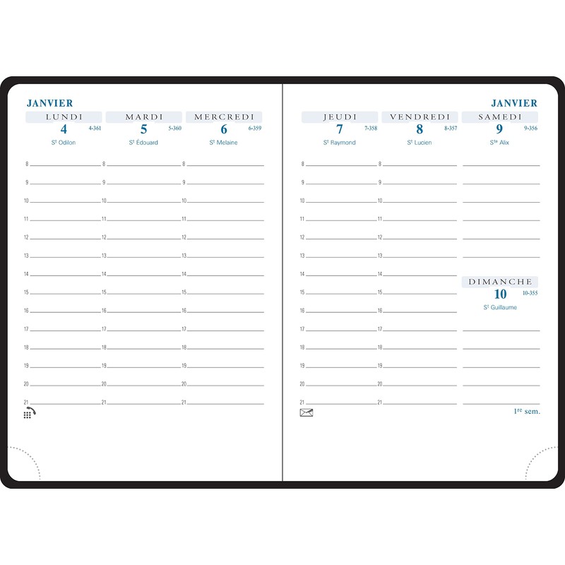 Exacompta - 134765E - SAS 13 Winner Pocket Diary -