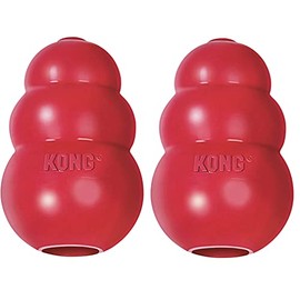 Classic Dog Toy, Durable Natural Rubber- Fun to Chew, Chase and Fetch (.2 Count (Medium))