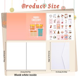Christmas Cards with Envelopes,Pack of 30. Merry Christmas Greeting Card,Xmas Holiday Greeting Cards Christmas Party Gifts Supplies Favors
